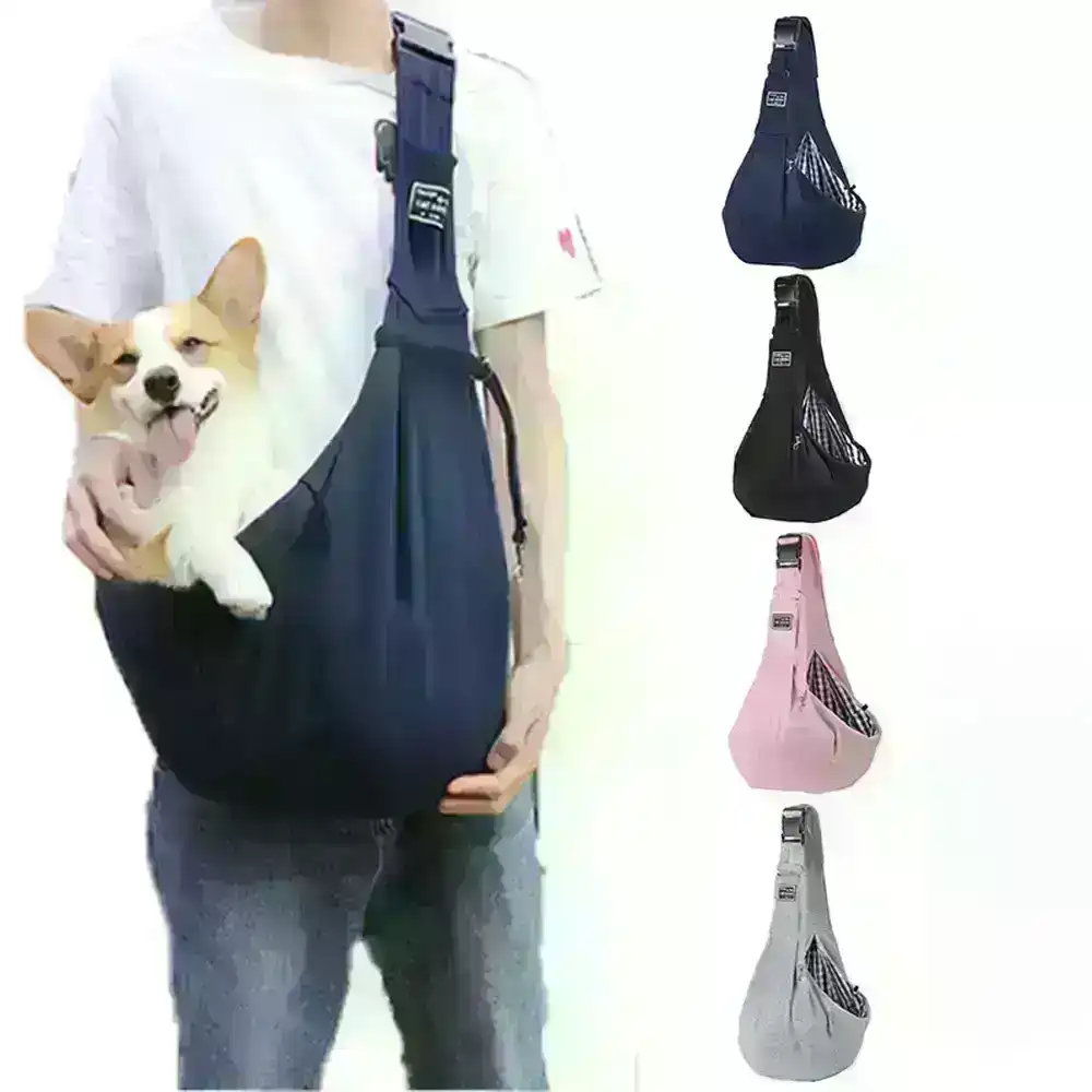 Adjustable Strap Hands Free Pet Puppy Travel Bag Backpack