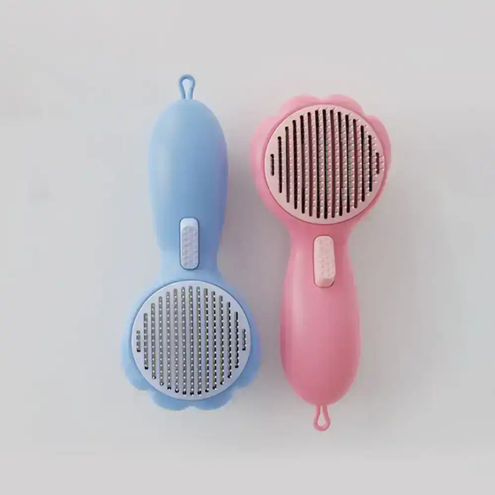 2Pcs Cat Brush Remove Hair Pet Hair Removal Comb for Cats Nonslip Grooming Brush
