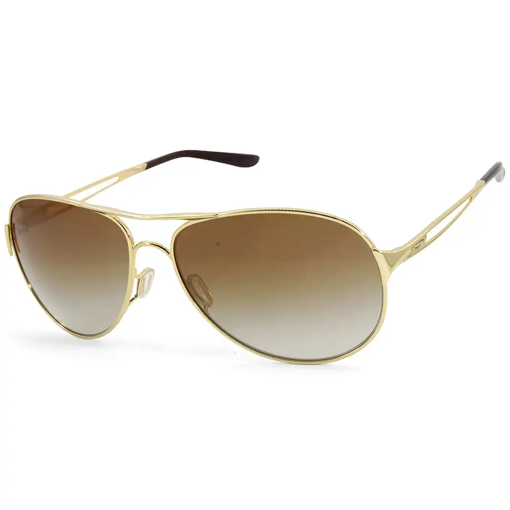 Oakley Caveat Polished Gold/Dark Brown Gradient Women's Sunglasses OO4054-07