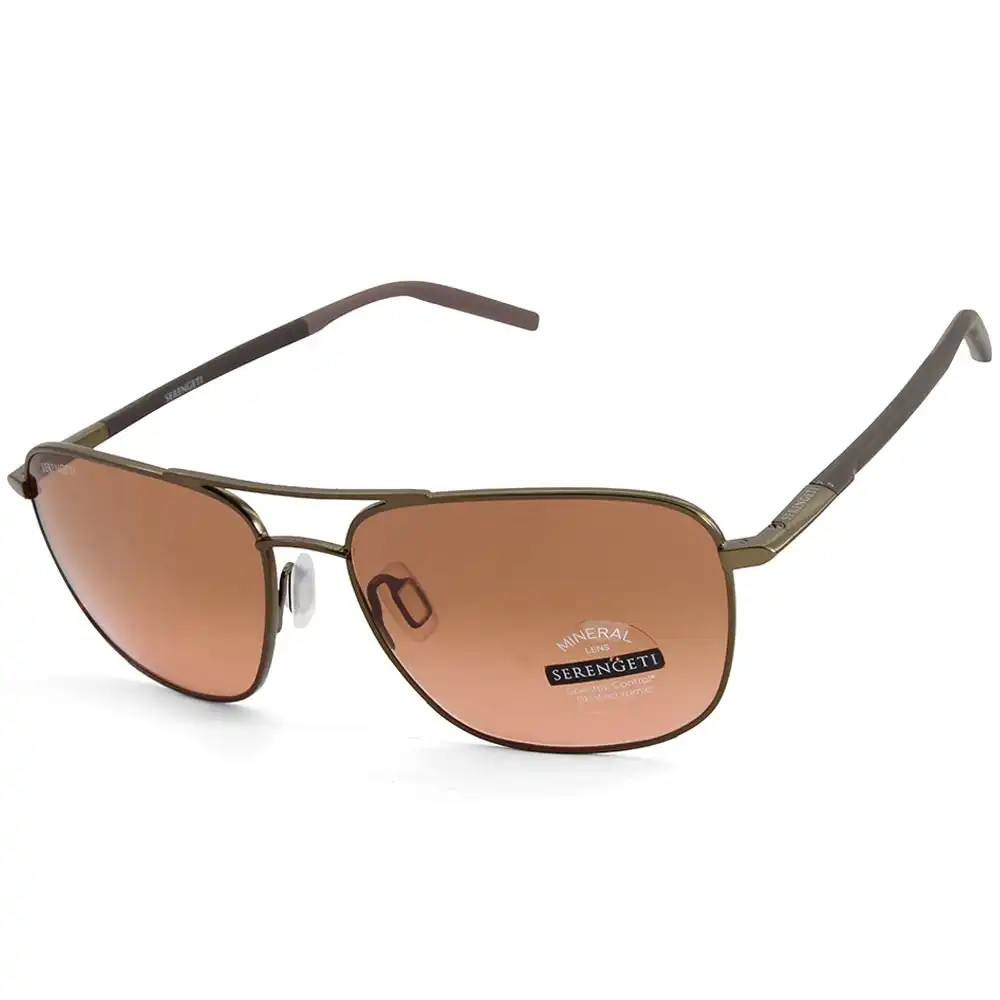 Serengeti Spello Matte Espresso/Brown Gradient Photochromatic Sunglasses 8800