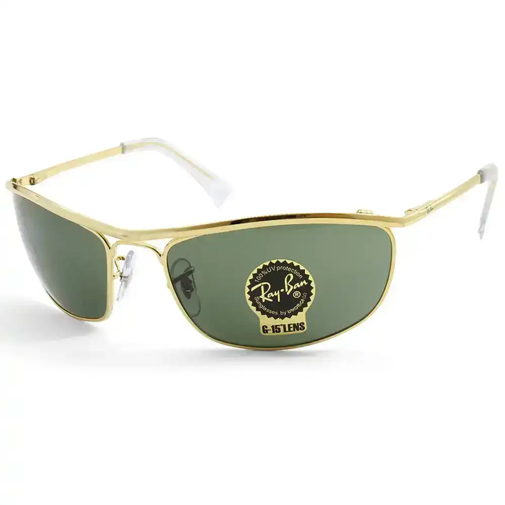 Ray-Ban RB3119 001 Olympian Gold/Green G15 Men's Sport Sunglasses