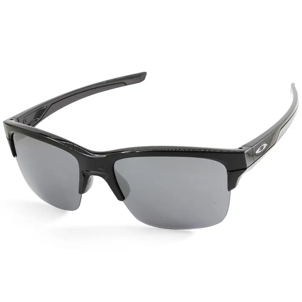 Oakley Thinlink Polished Black/Black Iridium Men's Sport Sunglasses OO9316-03
