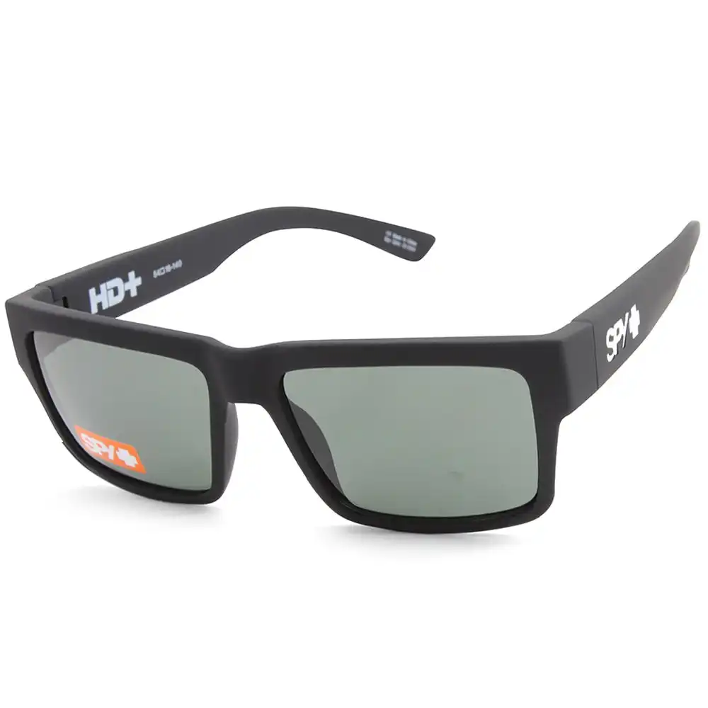 Spy Montana Soft Matte Black/HD Plus Grey-Green Unisex Sunglasses