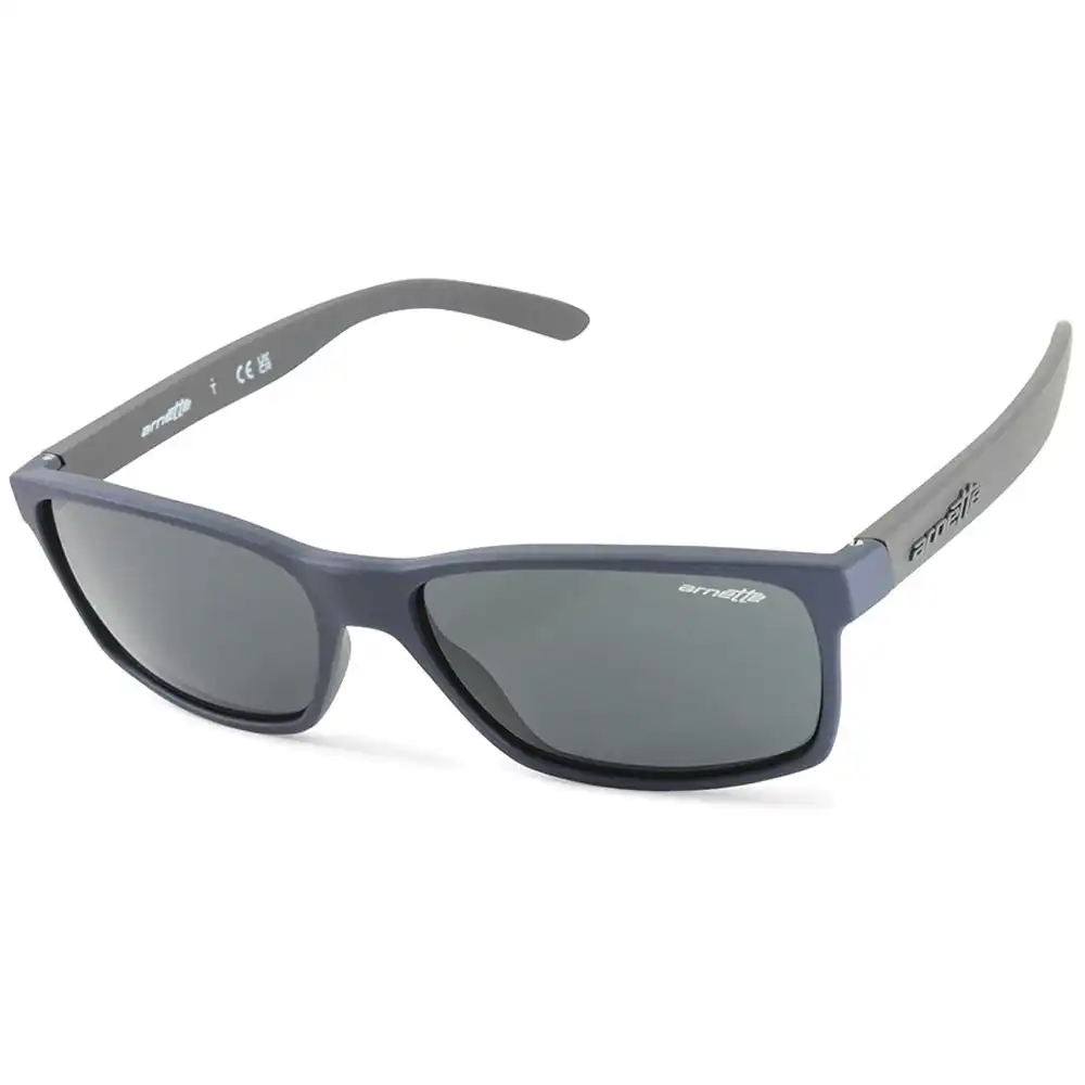 Arnette Slickster Matte Navy Blue-Grey/Grey Unisex Sunglasses AN4185 218887