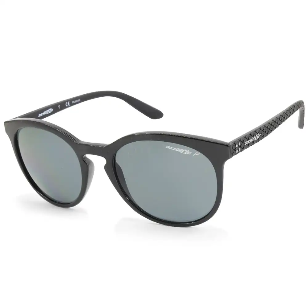 Arnette Chenga AN4241 41/81 Polished Black/Grey Polarised Unisex Sunglasses