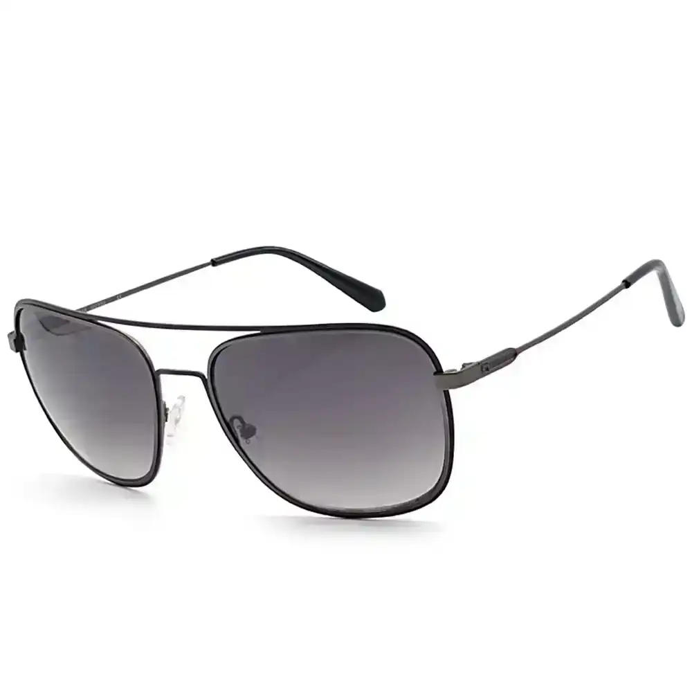 Guess Matte Gunmetal/Grey Gradient Men's Pilot Style Sunglasses GU6960/S 07C