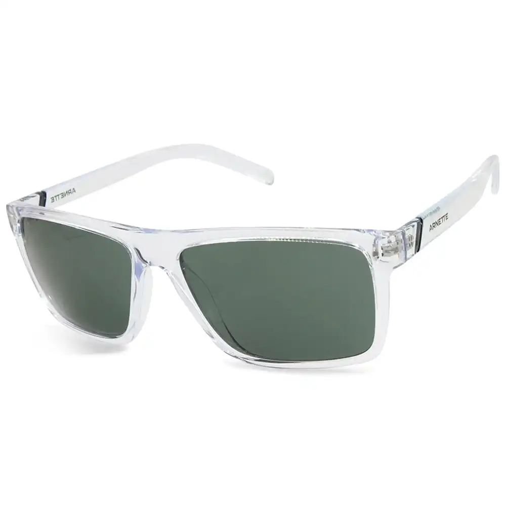 Arnette Goemon Shiny Crystal/Dark Green Men's Fashion Sunglasses AN4267 263471