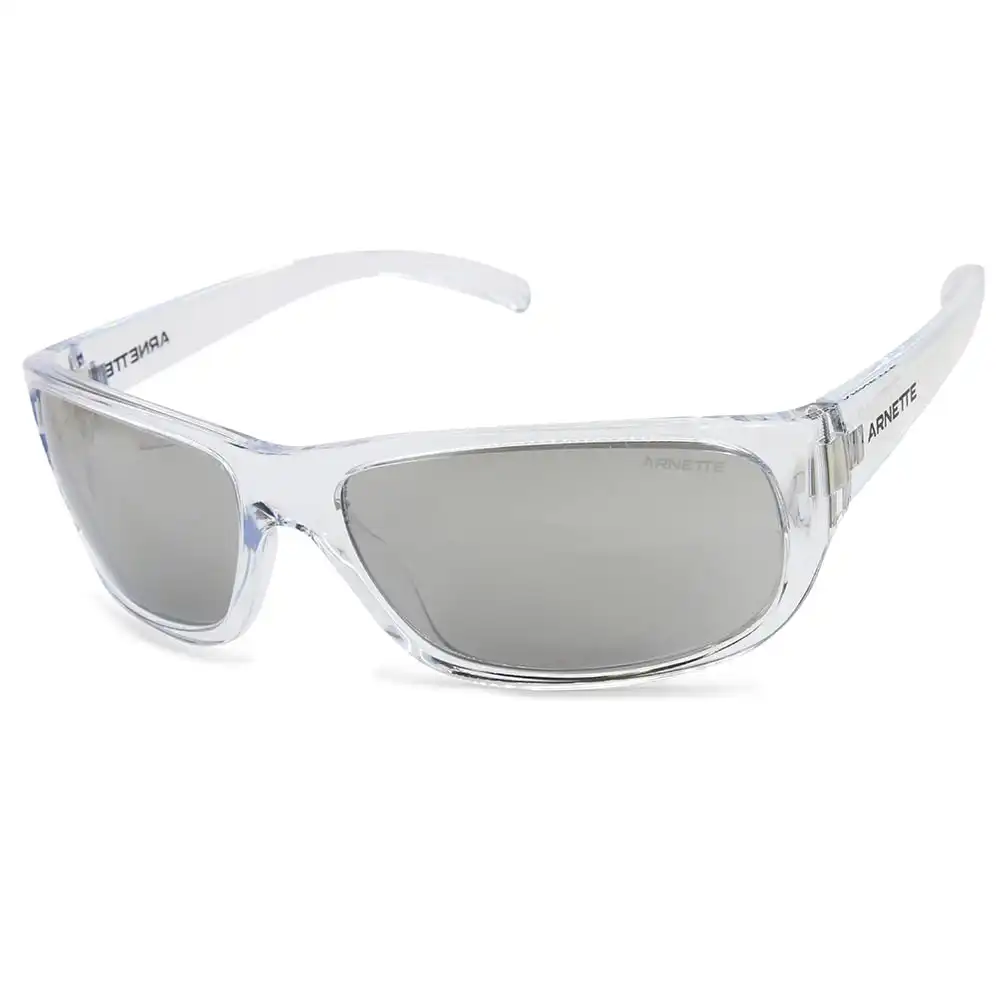Arnette Uka-Uka Crystal/Grey-Silver Mirror Men's Sports Sunglasses AN4290 27556G