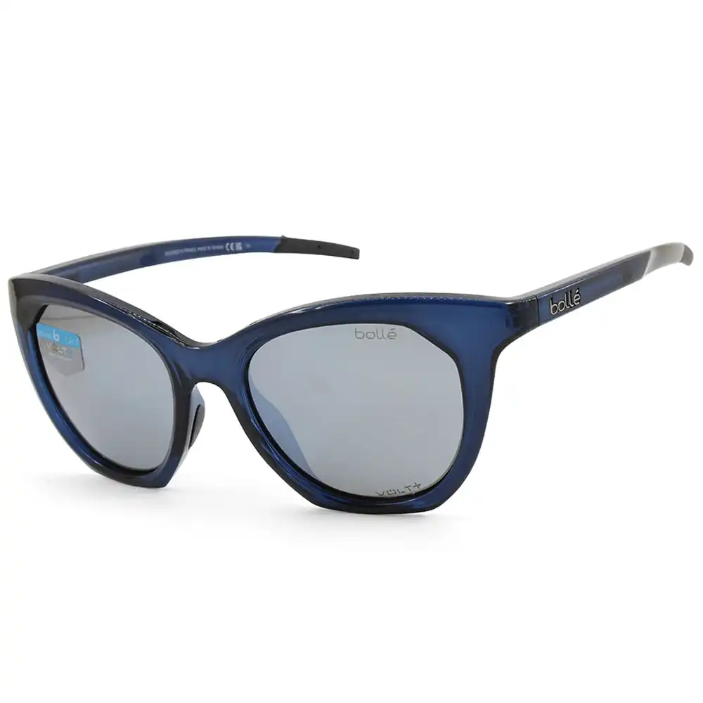 Bolle Prize Shiny Navy Crystal/Grey Mirror Women's Lifestyle Sunglasses BS029007