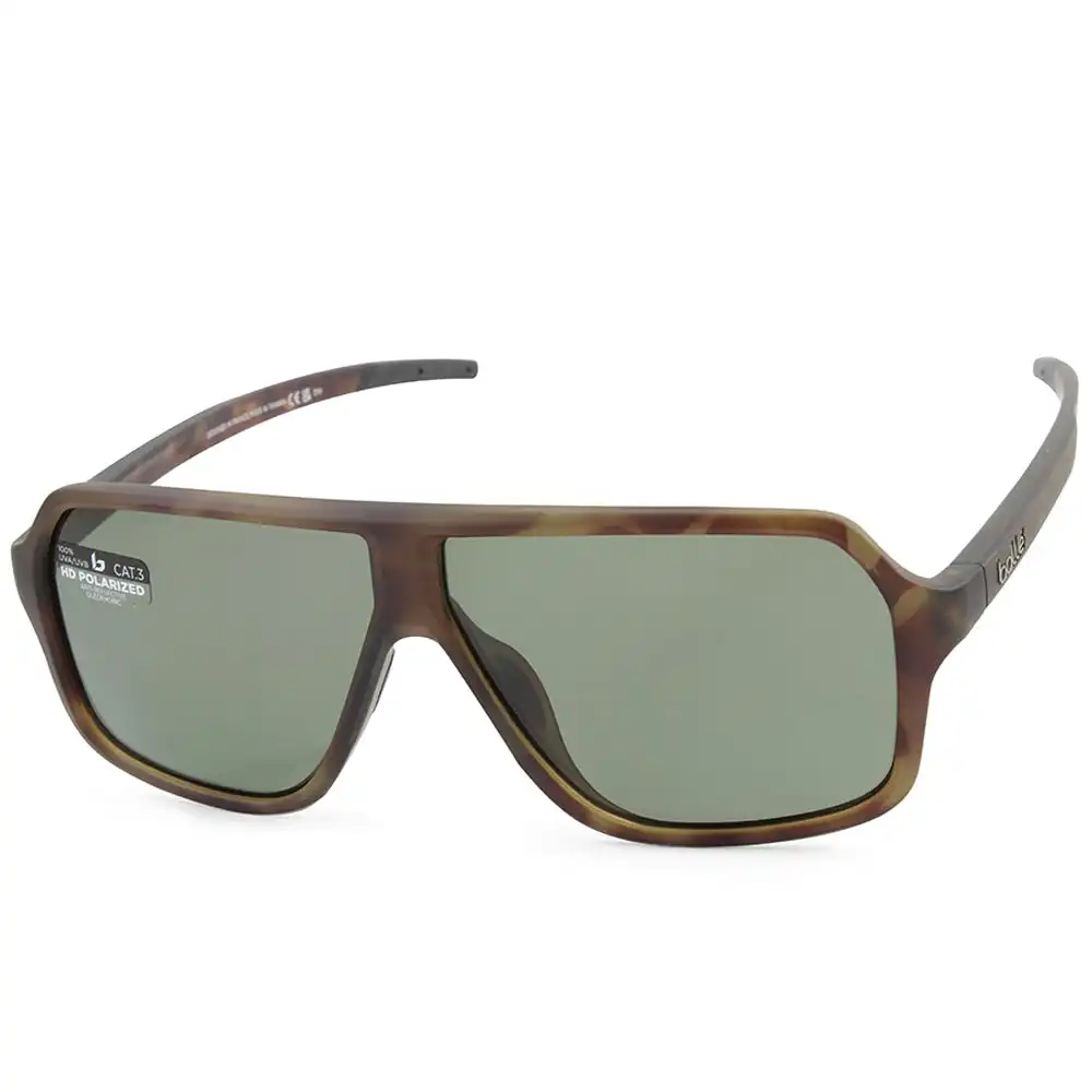Bolle Prime Matte Dark Tortoise/Grey Axis Polarised Men's Sunglasses BS030004
