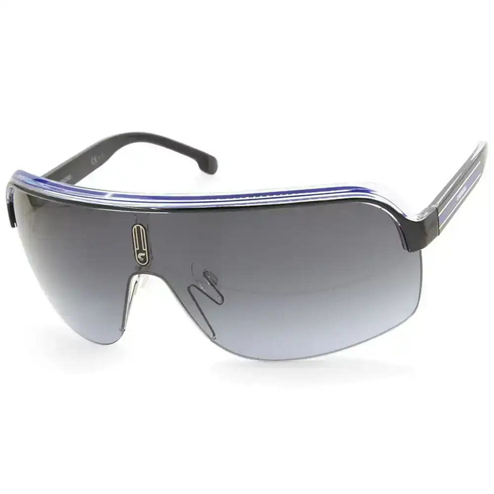 Carrera Topcar 1/N Blue on Clear/Grey Gradient Unisex Sunglasses T5C/9O