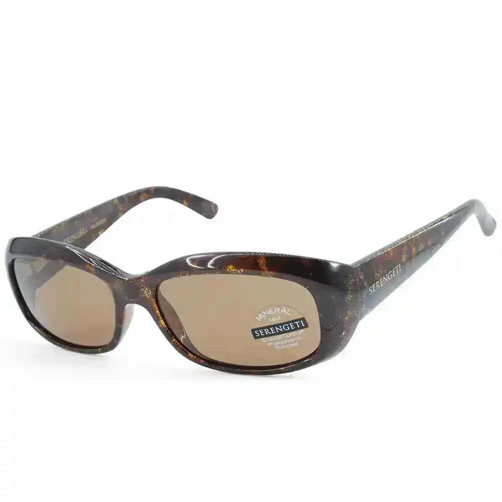 Serengeti Bianca Shiny Glitter Tortoise/Brown Polarised Women's Sunglasses 8981