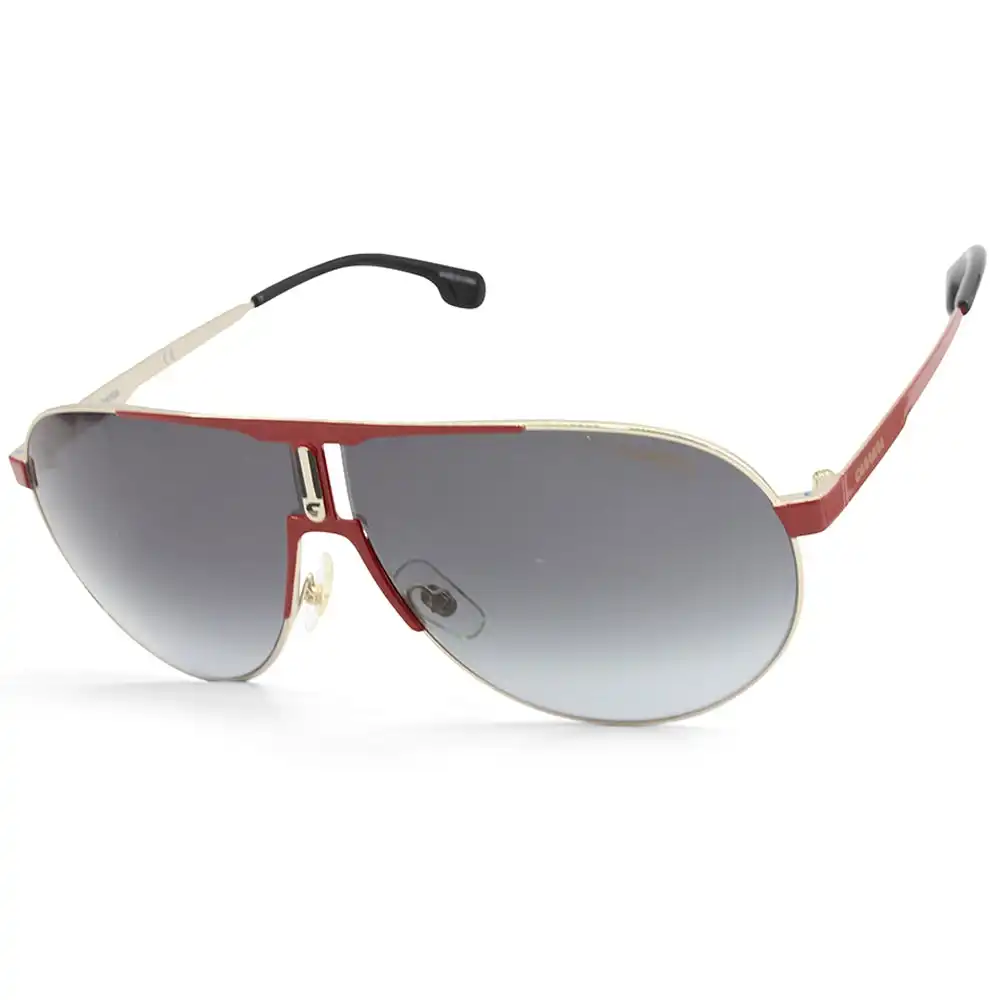 Carrera Shiny Red-Gold/Grey Gradient Unisex Pilot Sunglasses 1005/S AU2-9O