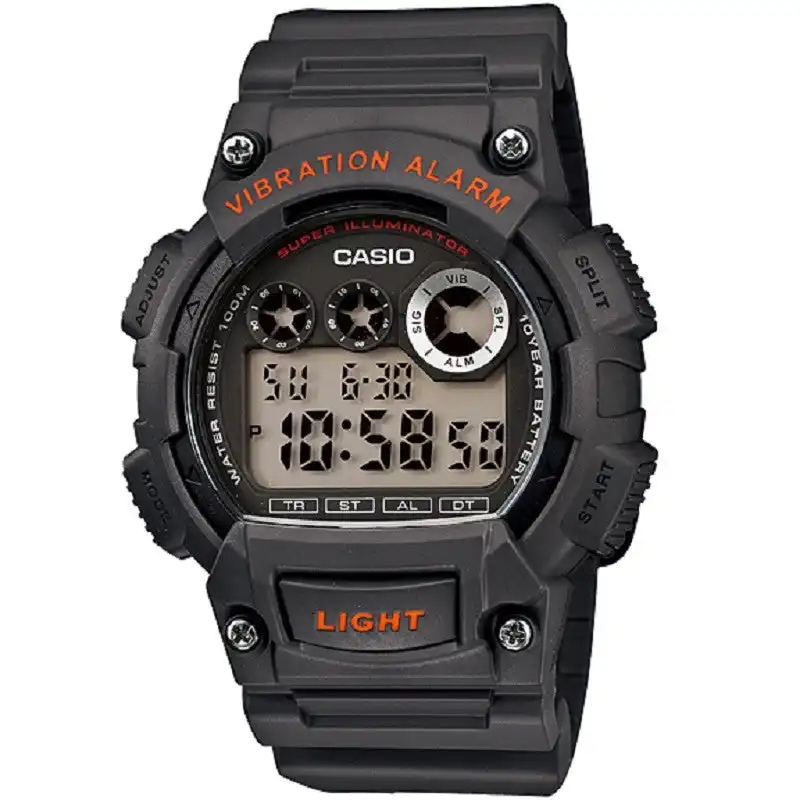 Casio W-735H-8AV Vibration Alarm Standard Digital Watch