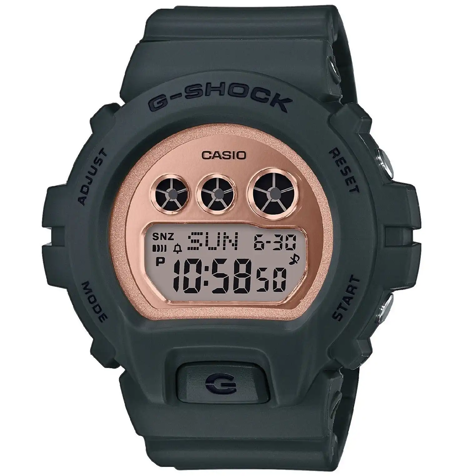 Casio G-Shock S-Series GMD-S6900MC-3 Green & Rose Gold 200m Digital Watch