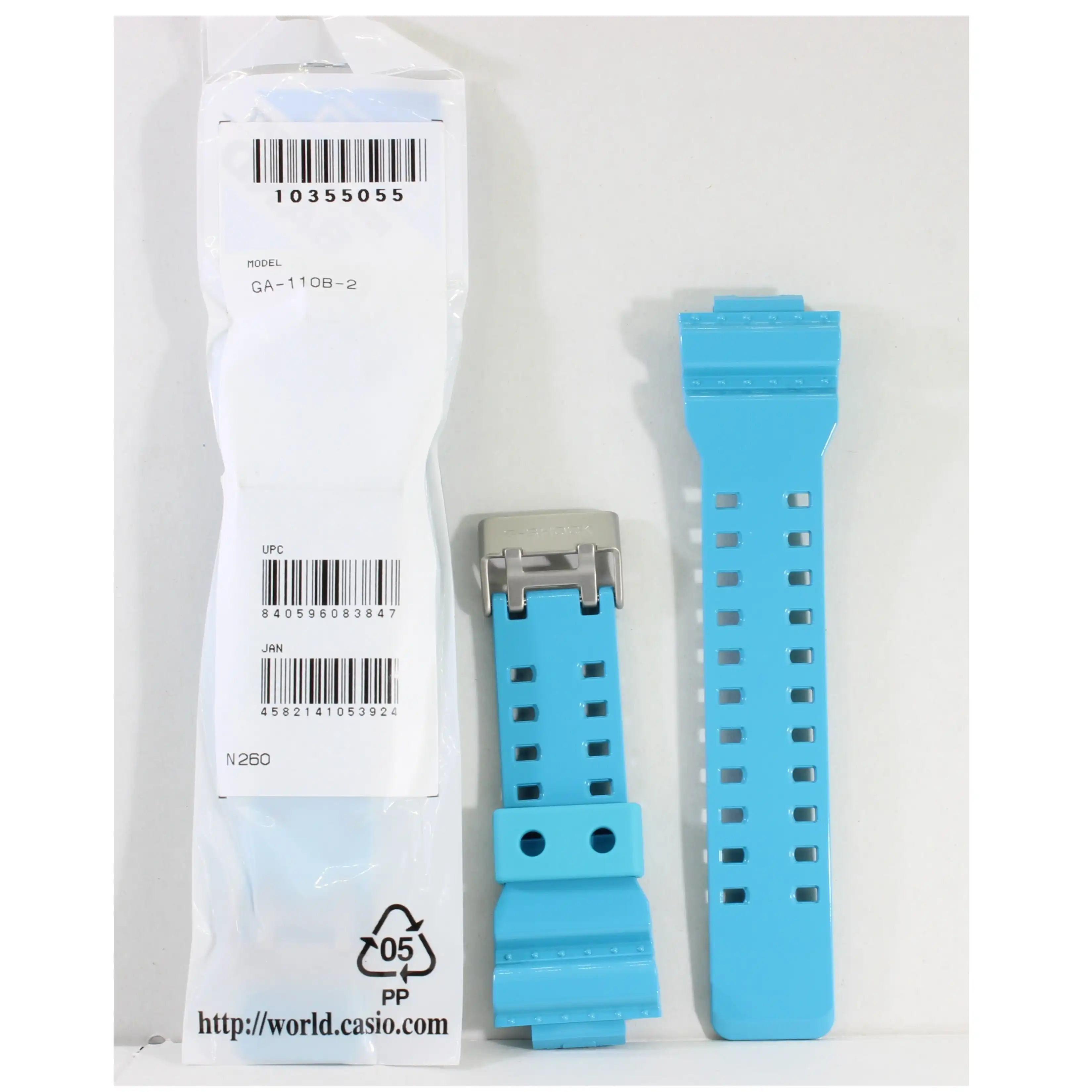 Casio G-Shock Shiny Blue Genuine Replacement Strap 10355055 to suit GA-110B-2A