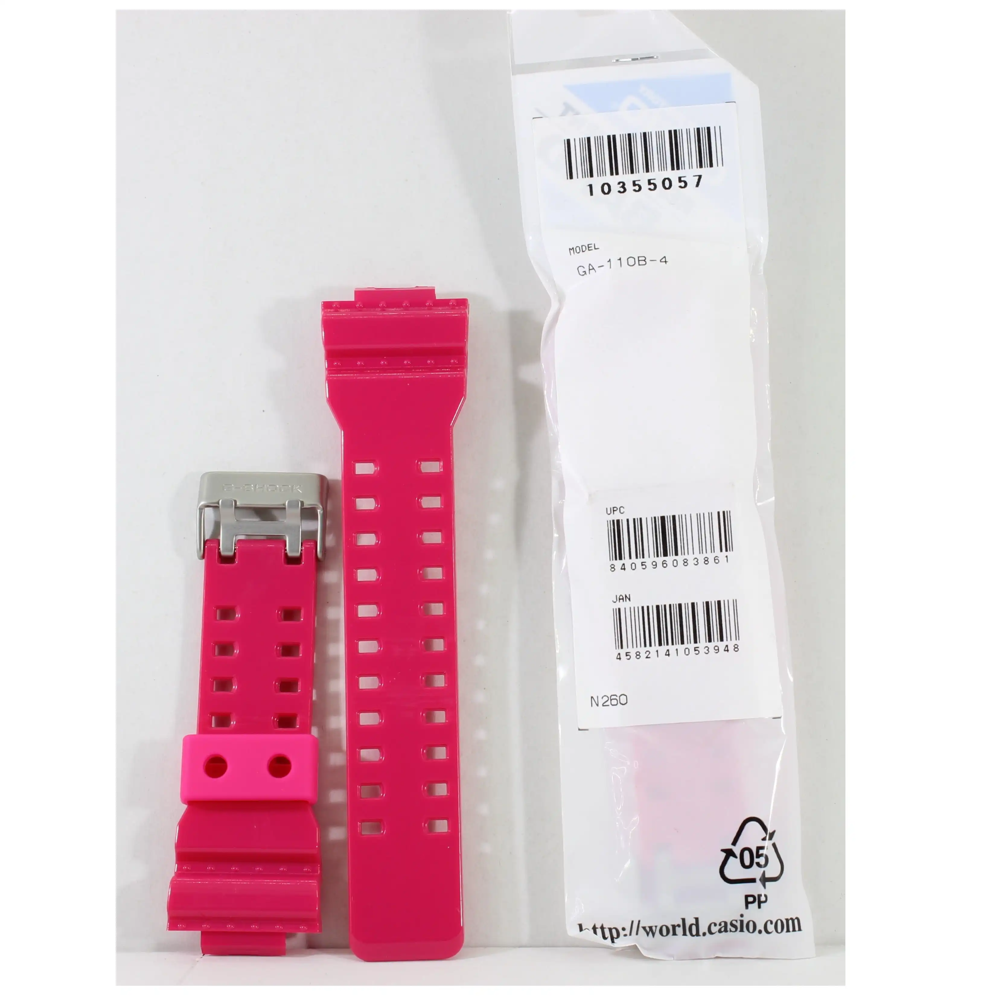 Casio G-Shock Shiny Pink Genuine Replacement Strap 10355057 to suit GA-110B-4A