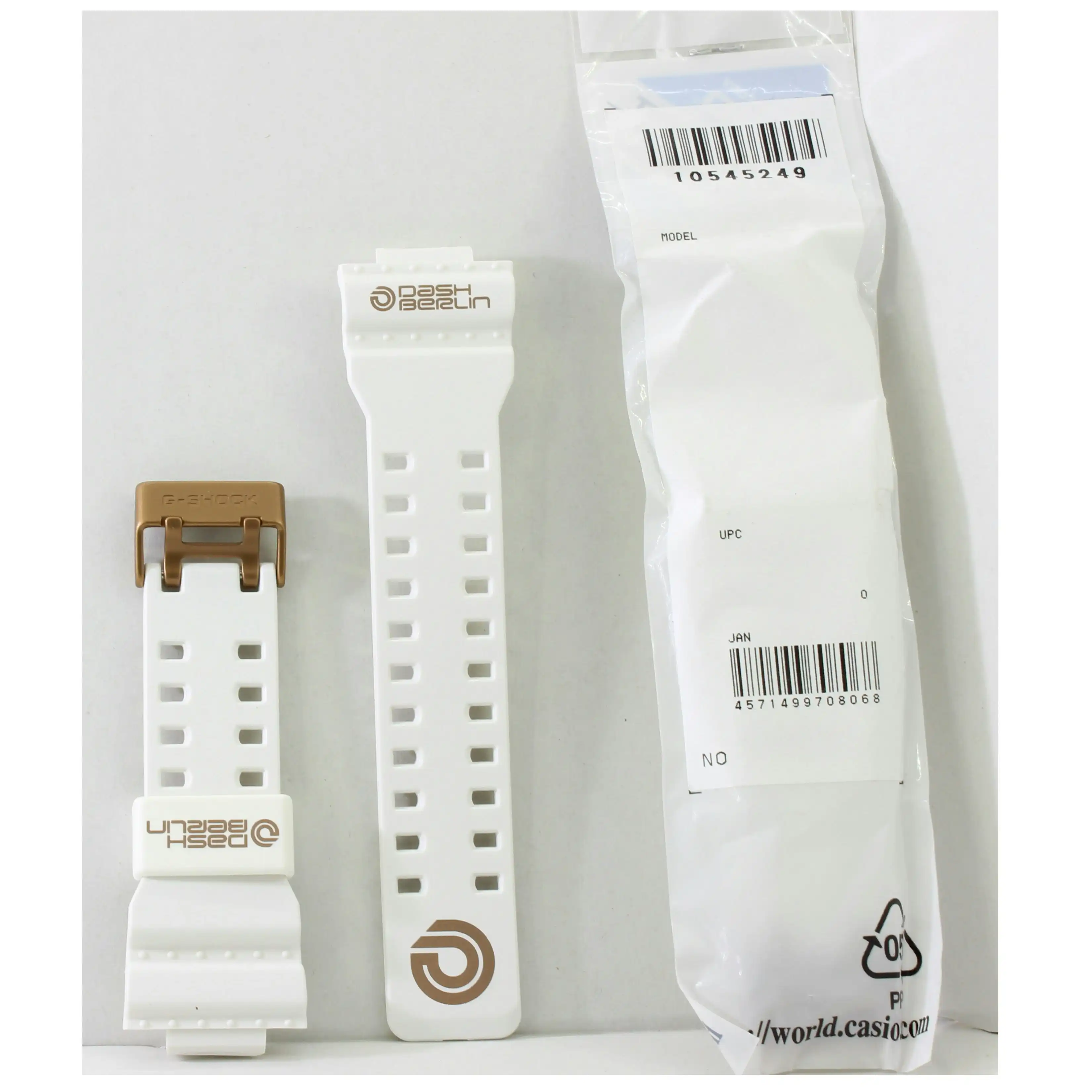Casio G-Shock Shiny White Genuine Replacement Strap 10545249 to suit GA-110DB-7A Dash Berlin