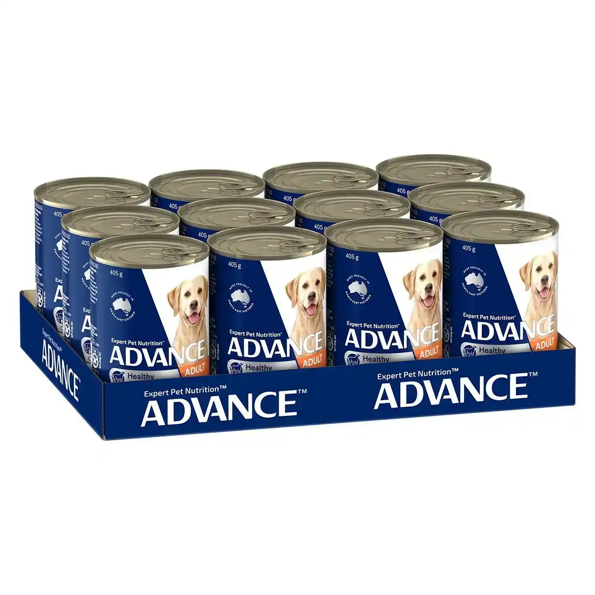ADVANCE Healthy Weight Adult All Breed Chicken with Rice Cans Wet Dog Food (405G*12) 1 Pack
