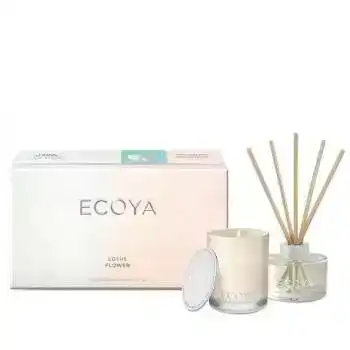 Ecoya Gift Set Little Luxuries - Lotus Flower - Mini Diff & Mini Madi