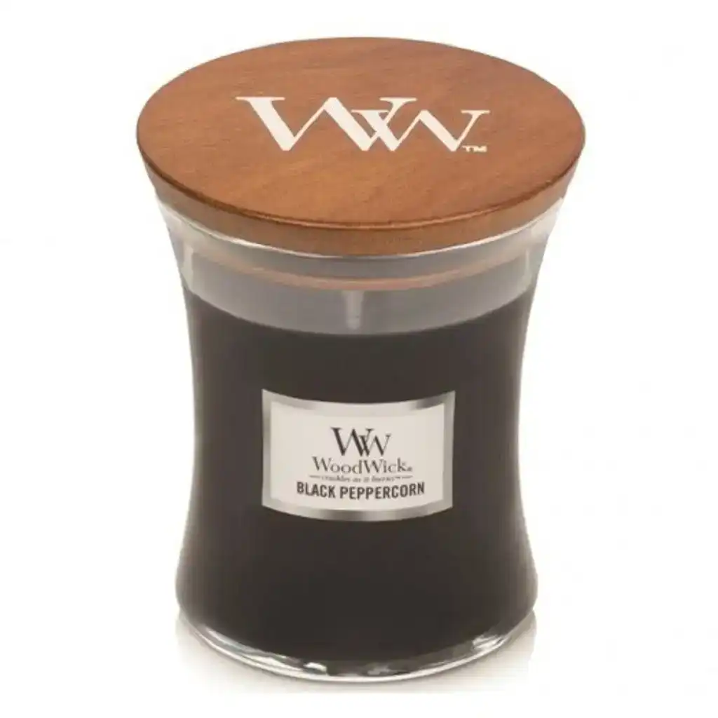 WoodWick Candle Medium 275g - Black Peppercorn