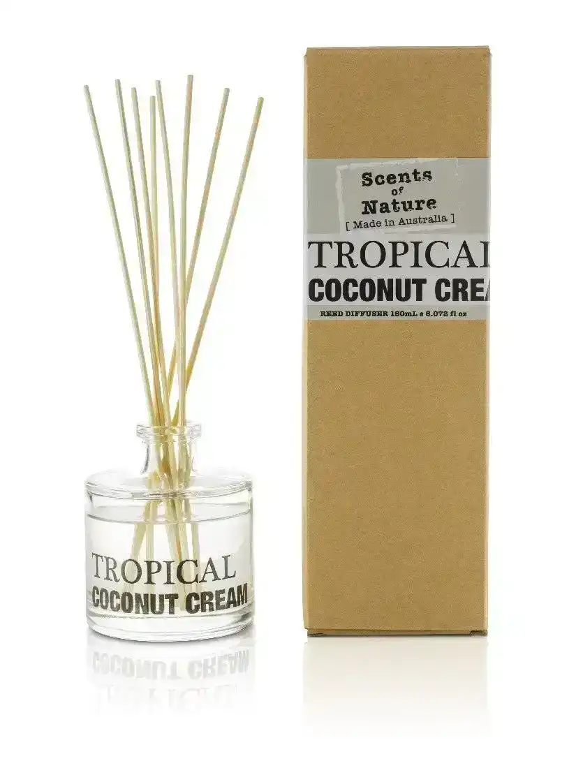 Tilley Scents Of Nature - Reed Diffuser 150ml - Tropical Coconut Cream