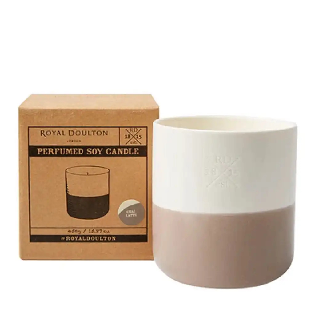 Royal Doulton Ceramic Candle 450g - Chai Latte