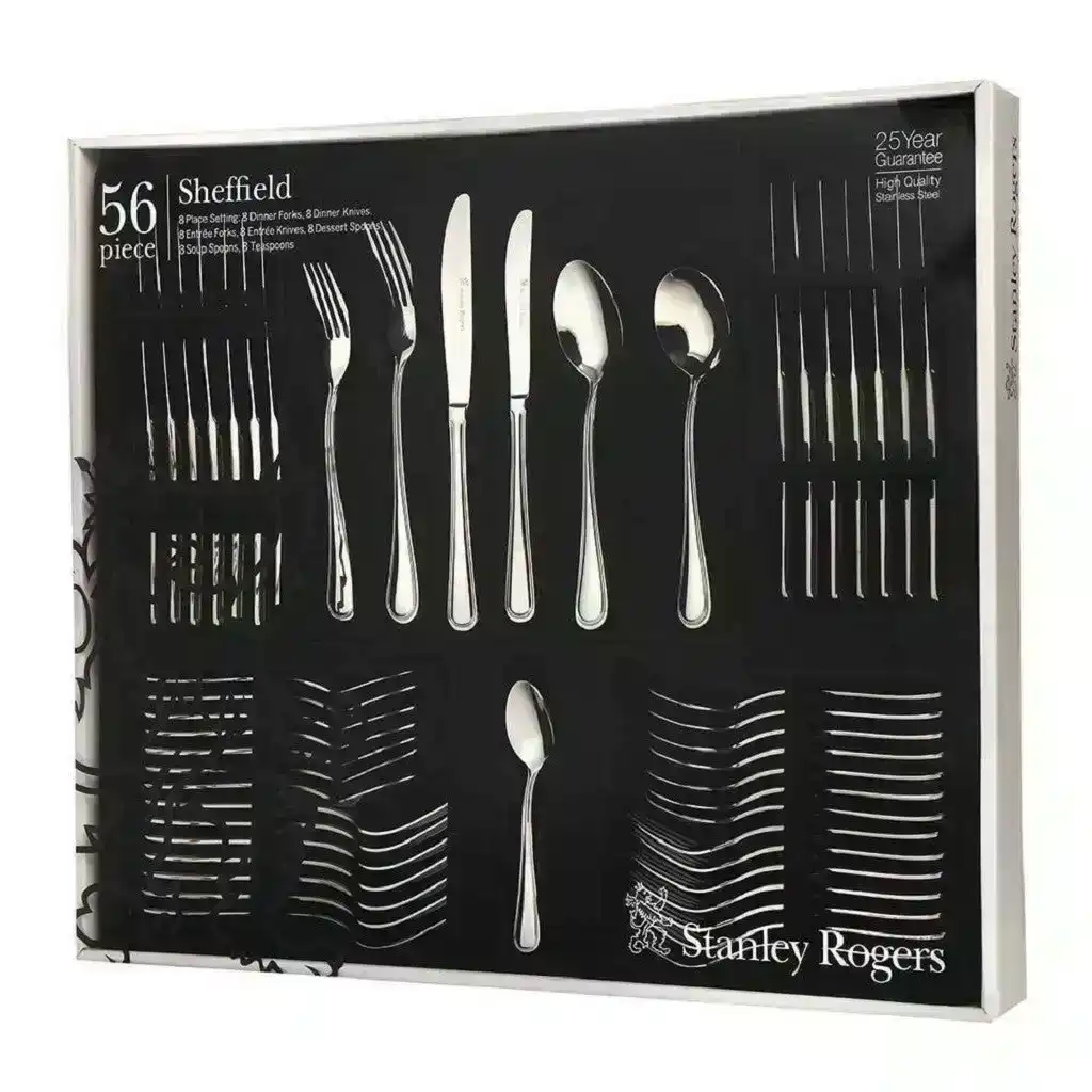 Stanley Rogers Sheffield 56 Pce Cutlery Set (C)