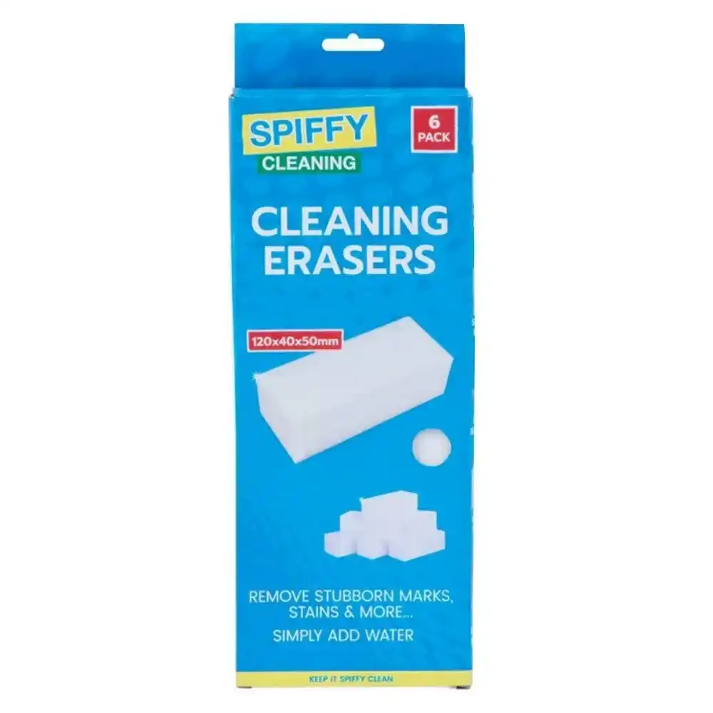 Spiffy Cleaning Eraser 6 Pack