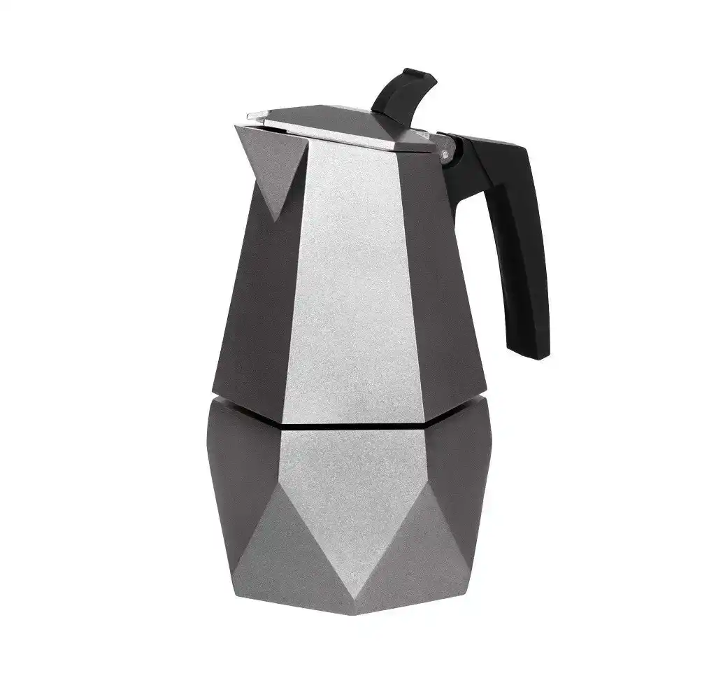 Avanti Geo Espresso Coffee Maker, 4 Cup - Anthracite