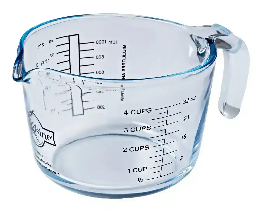 O'Cuisine Borosilicate Glass Measuring Jug 1l