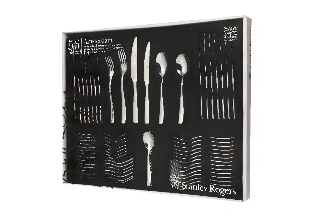 Stanley Rogers Amsterdam 56 Pce Cutlery Set (c)
