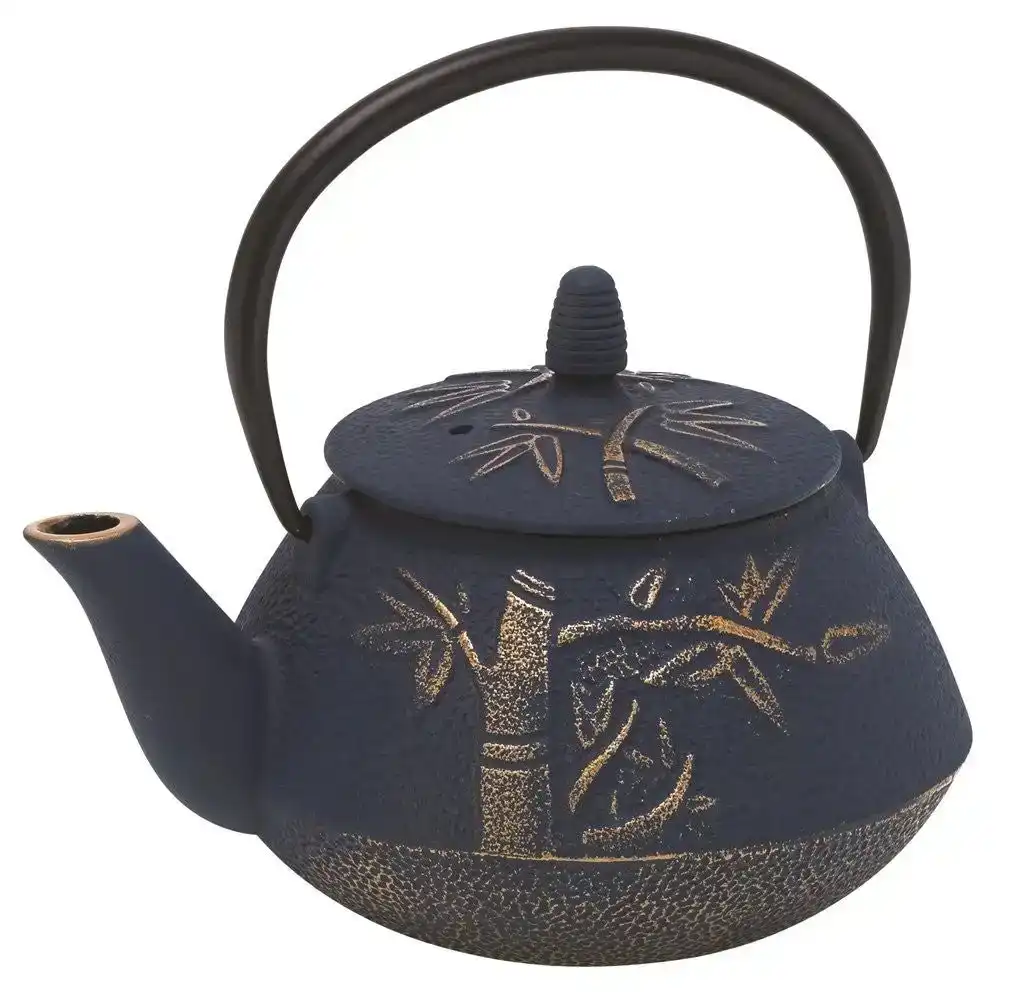 Avanti Bamboo Teapot 800ml - Navy/Bronze