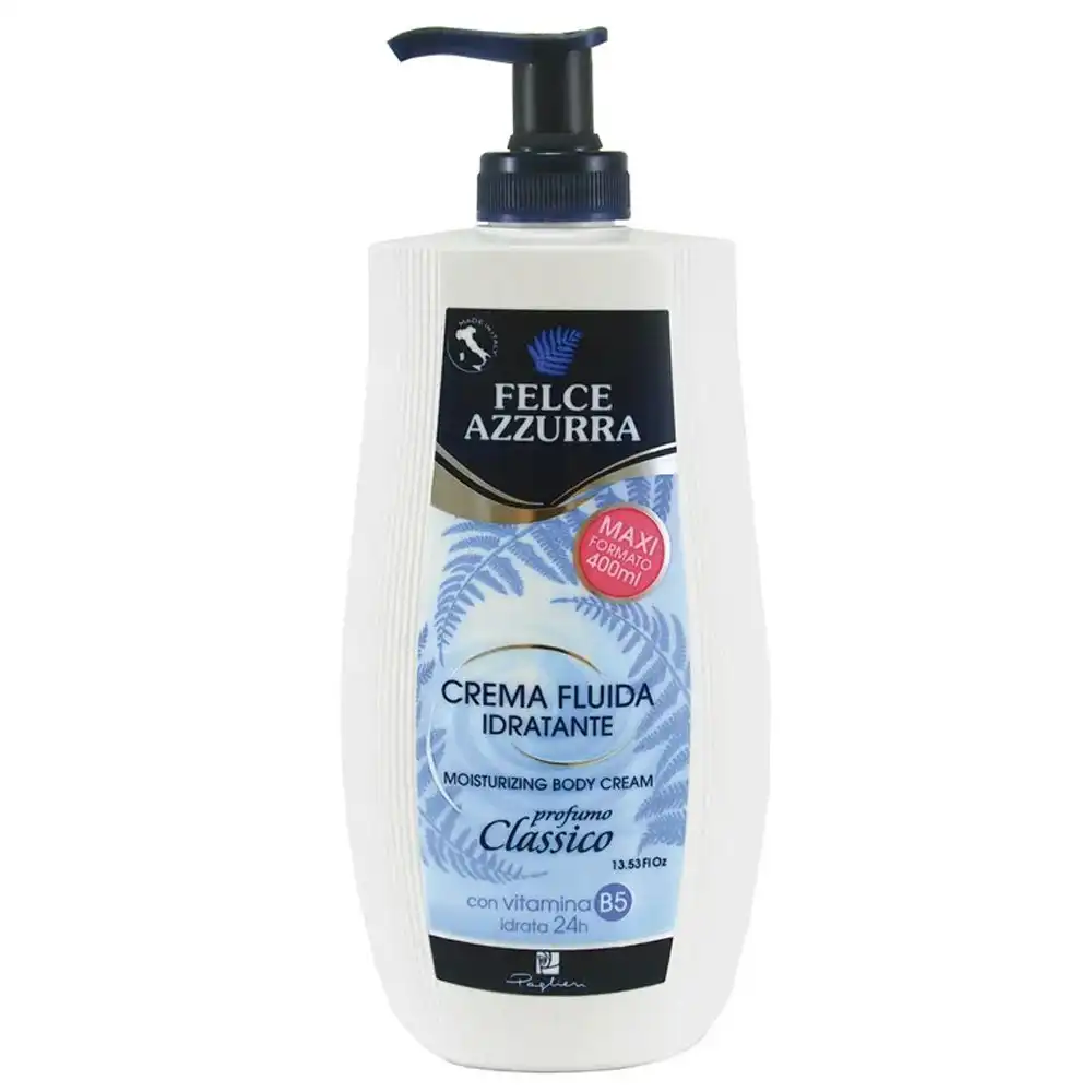 Felce Azzurra Classico Moisturizing Body Cream with pump 400ml