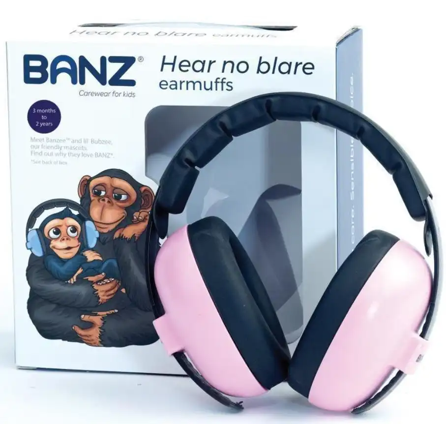 Banz Baby Earmuffs - Petal Pink
