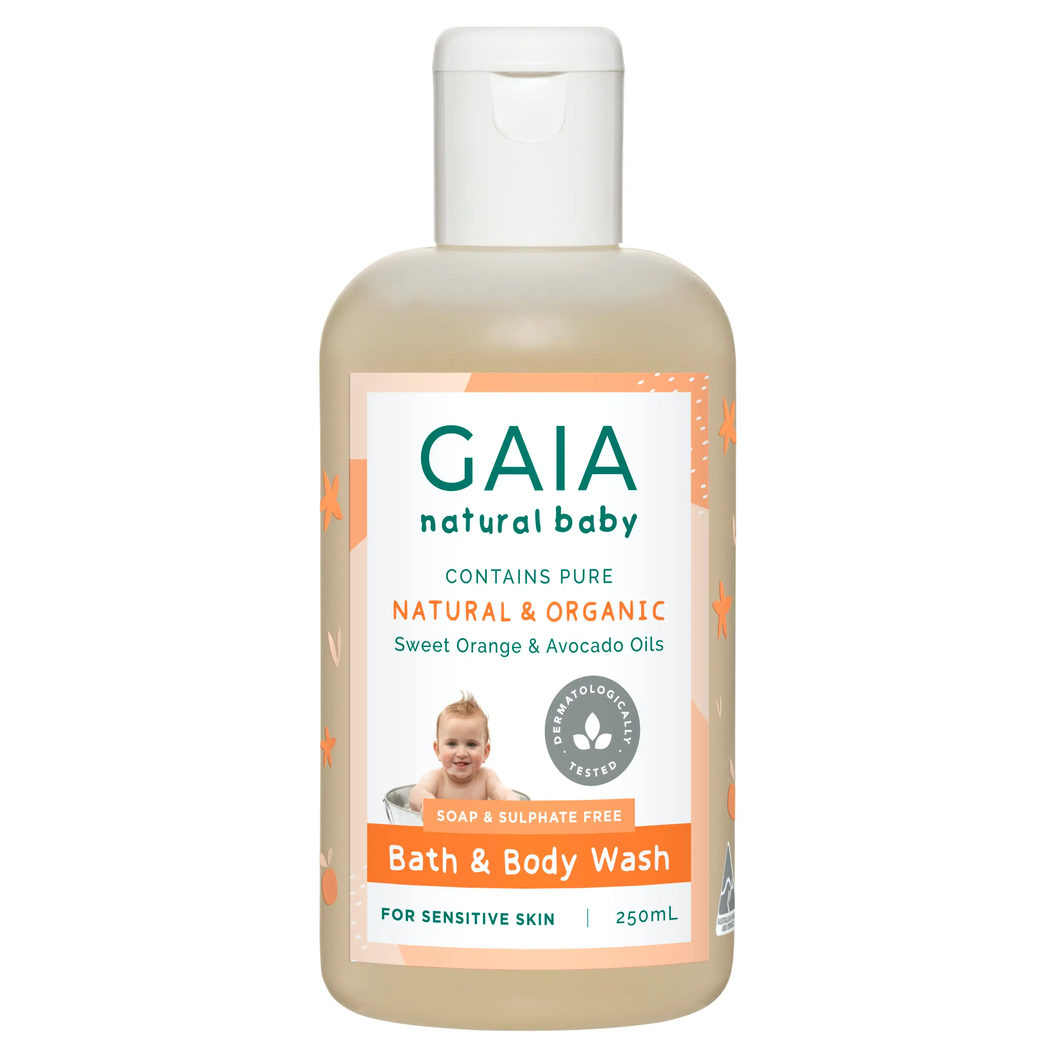 Gaia Bath & Body Wash 250ml