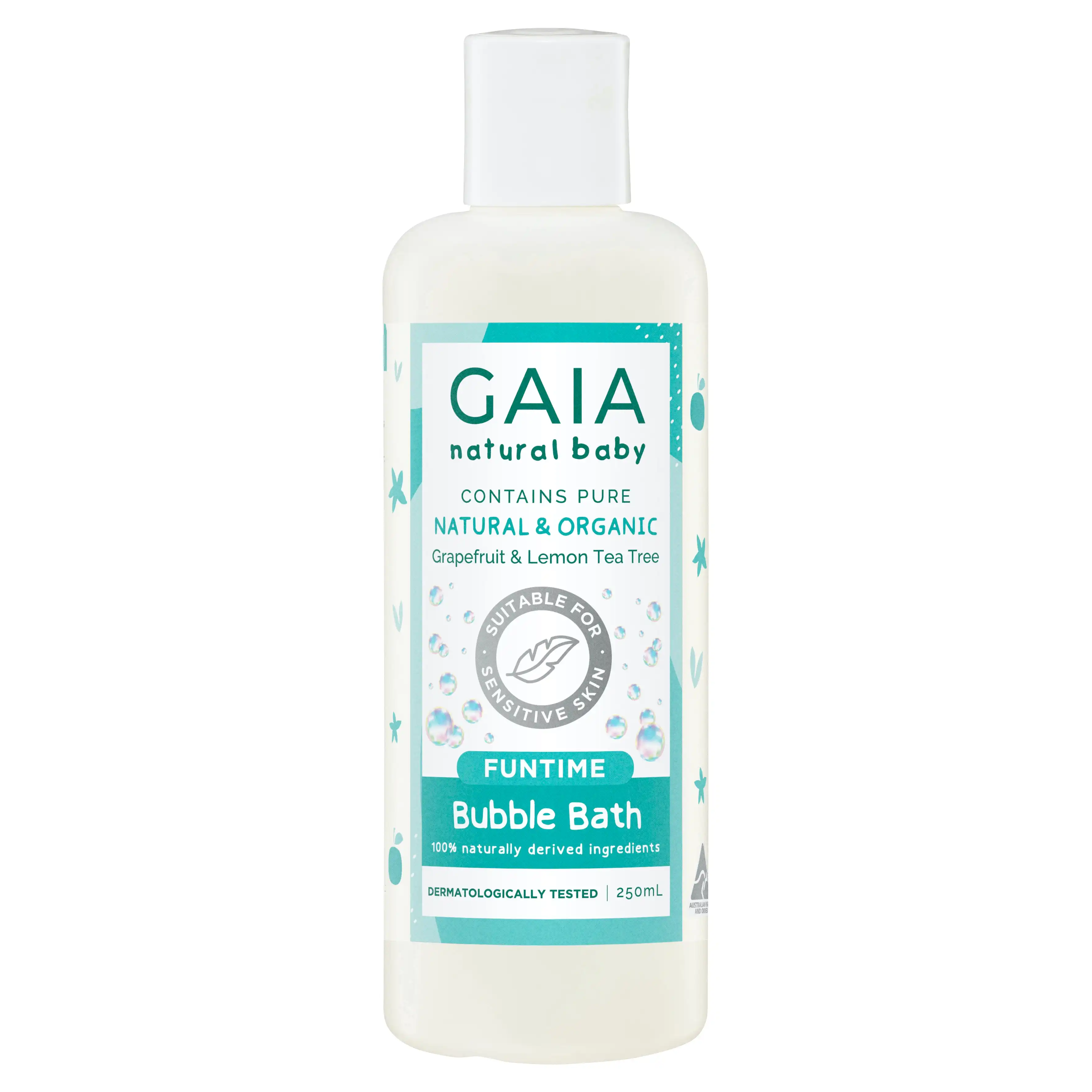 Gaia Bubble Bath Funtime 250ml
