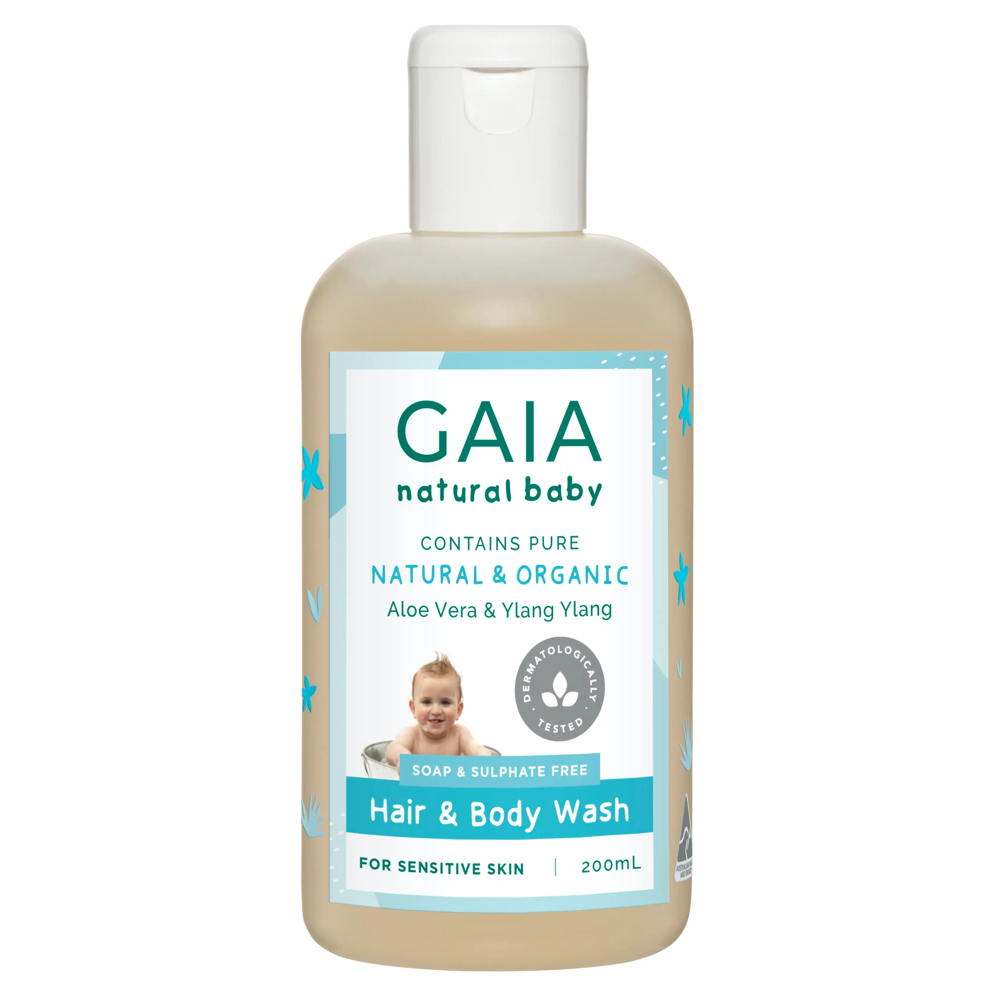 Gaia Hair & Body Wash 200ml