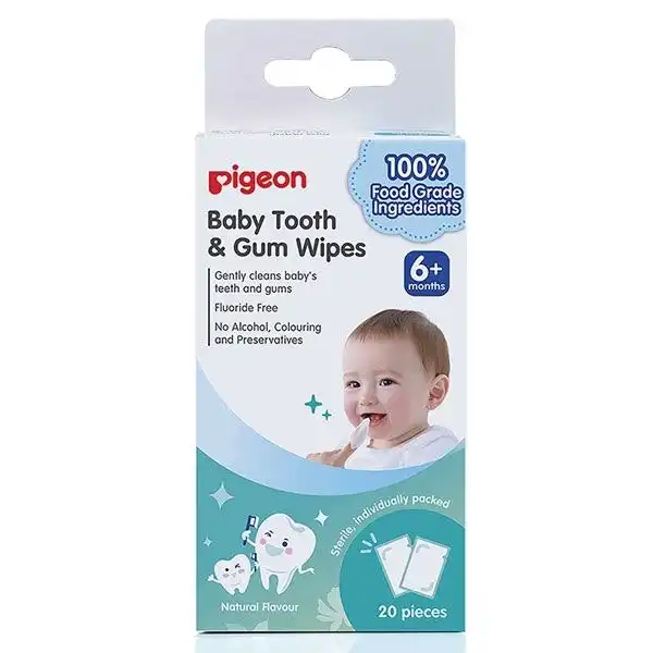 PIGEON Baby Tooth & Gum Wipes 20S