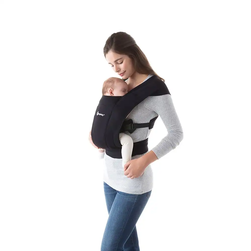 Ergobaby Embrace Newborn Baby Carrier Pure Black