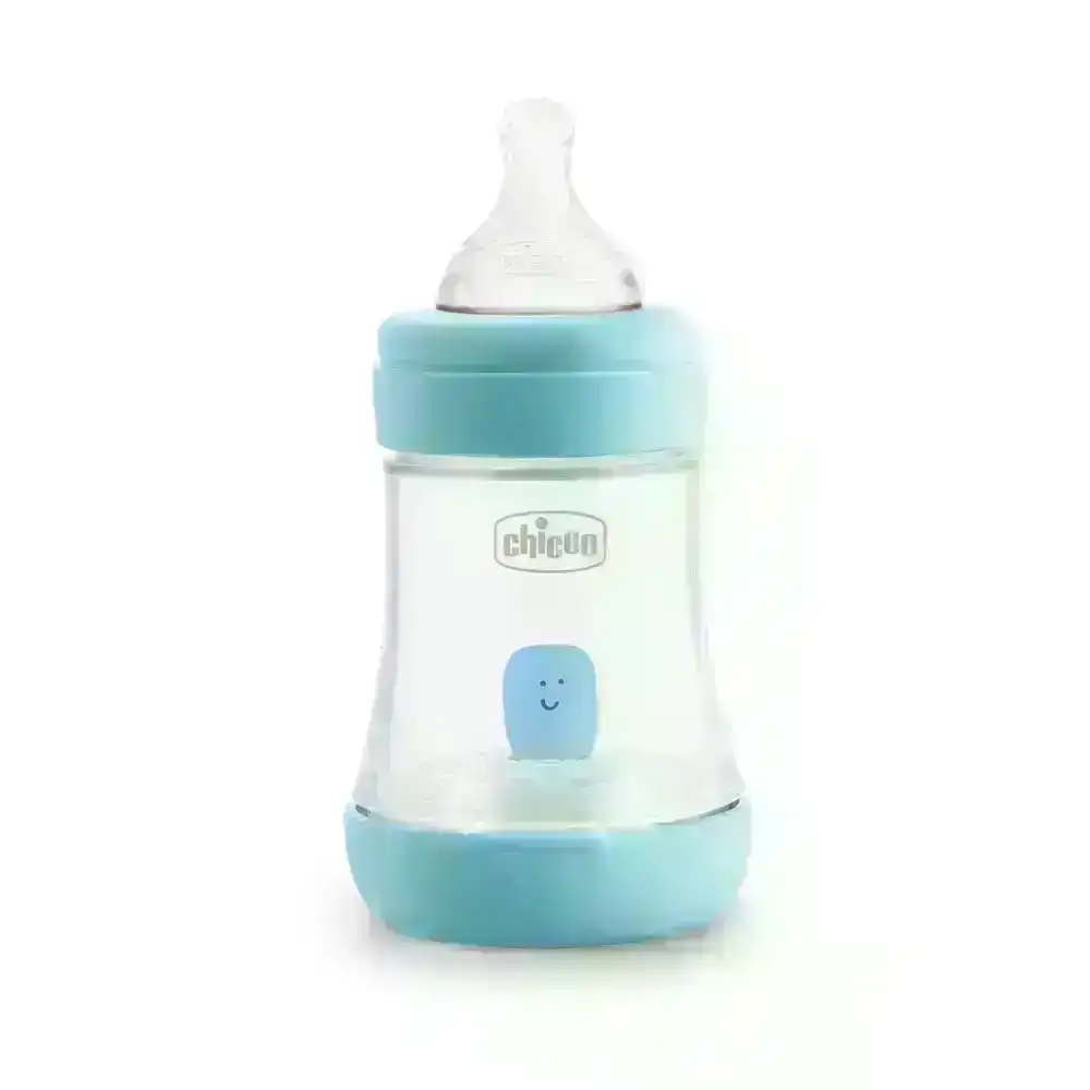 Chicco Bottle: Perfect 5 150ml 0M+ Slow Blue
