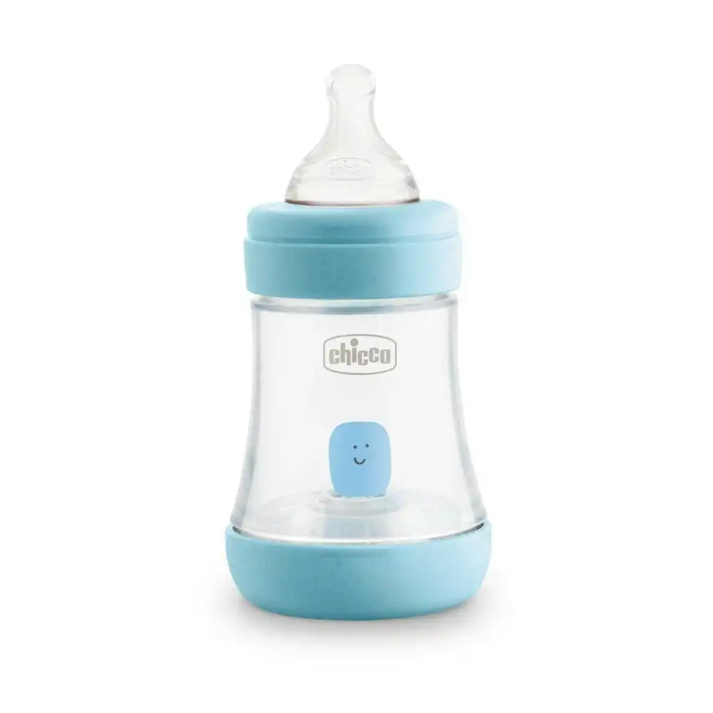 Chicco Bottle: Perfect 5 150ml 0M+ Slow Blue