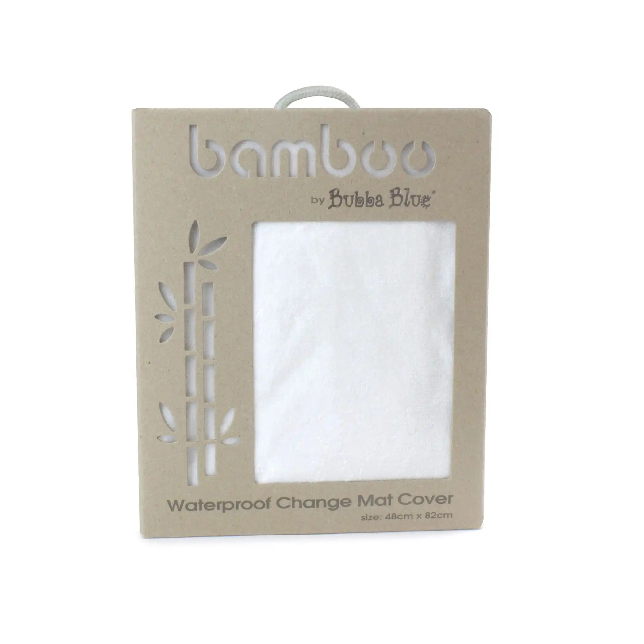 Bubba Blue White Bamboo Waterproof Change Matcover