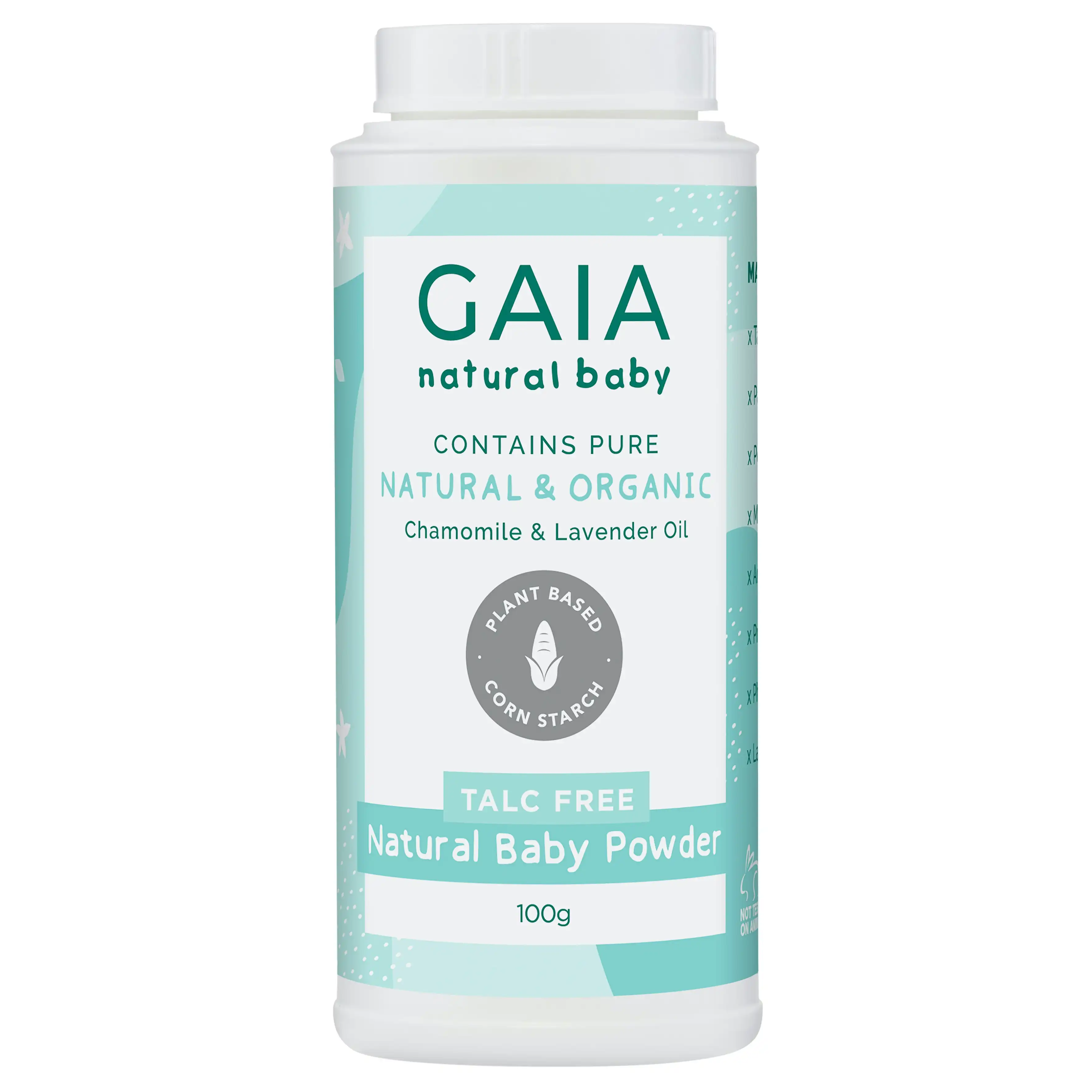 Gaia Natural Baby Powder 100g