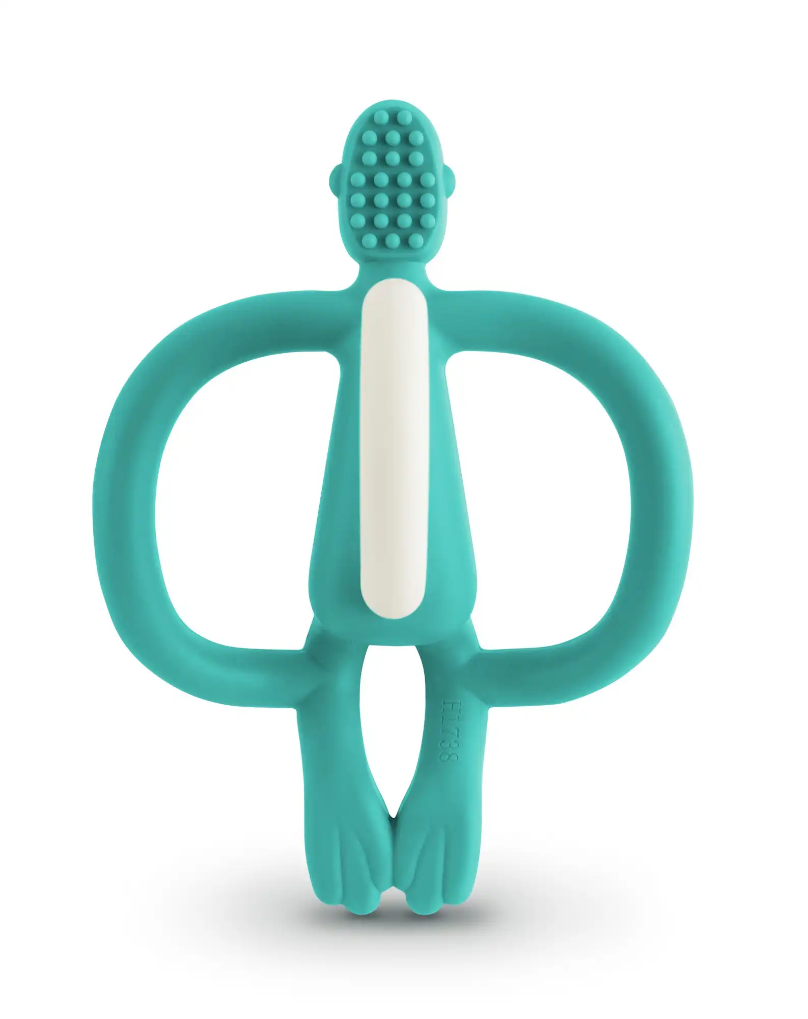 Matchstick Monkey Teething Toy And Gel Applicator Green