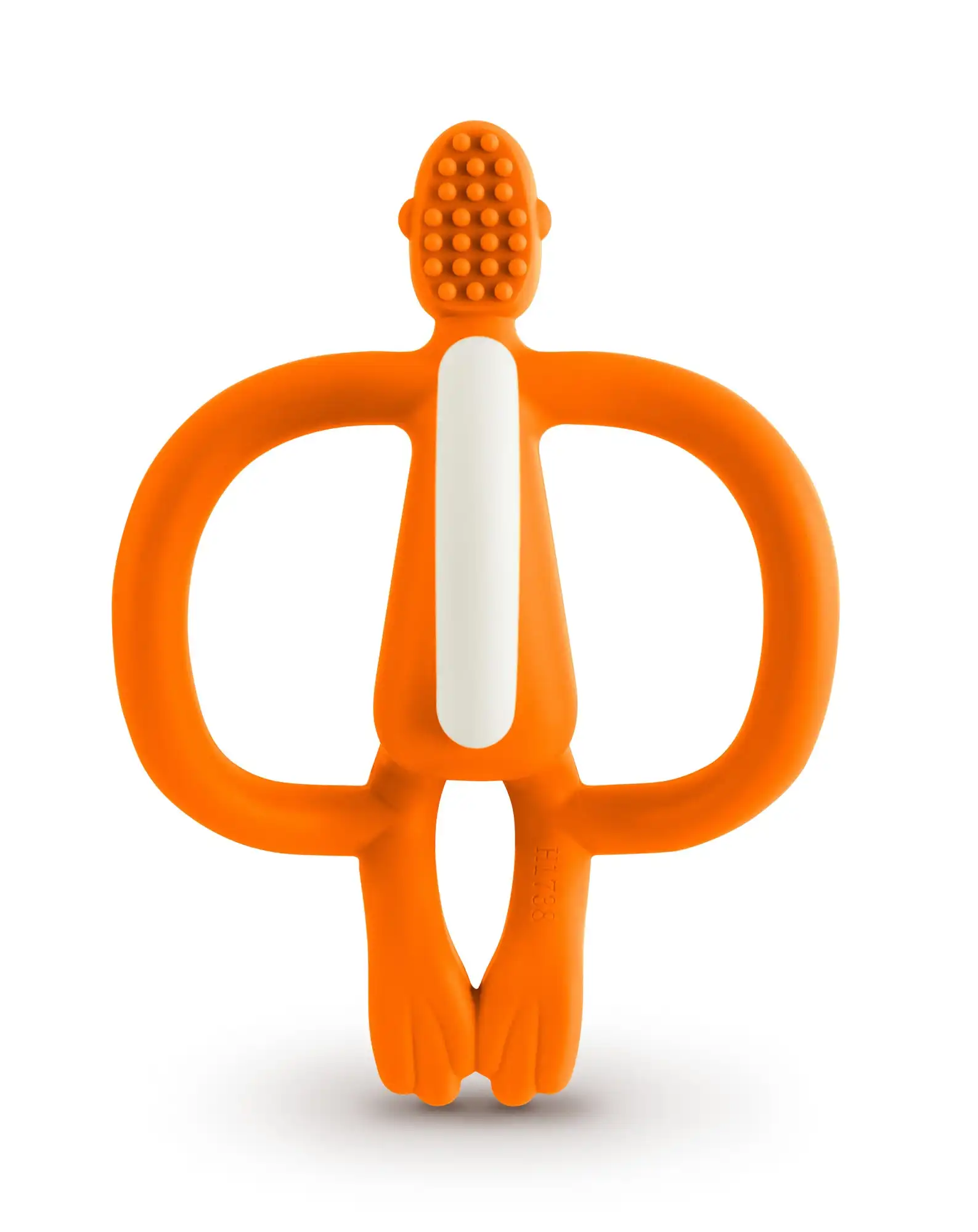 Matchstick Monkey Teething Toy+Gel Applicator Orange
