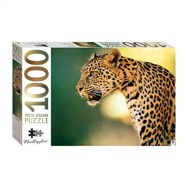 Hinkler Mindbogglers 1000-Piece Puzzle- Leopard