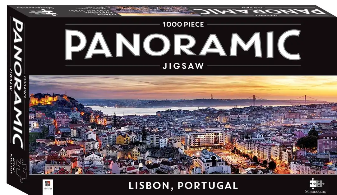 1000-Piece Panoramic Jigsaw Puzzle, Lisbon