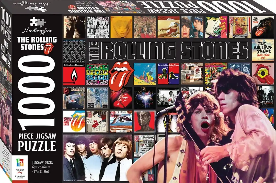 1000-Piece Mindbogglers Jigsaw Puzzle, Rolling Stones