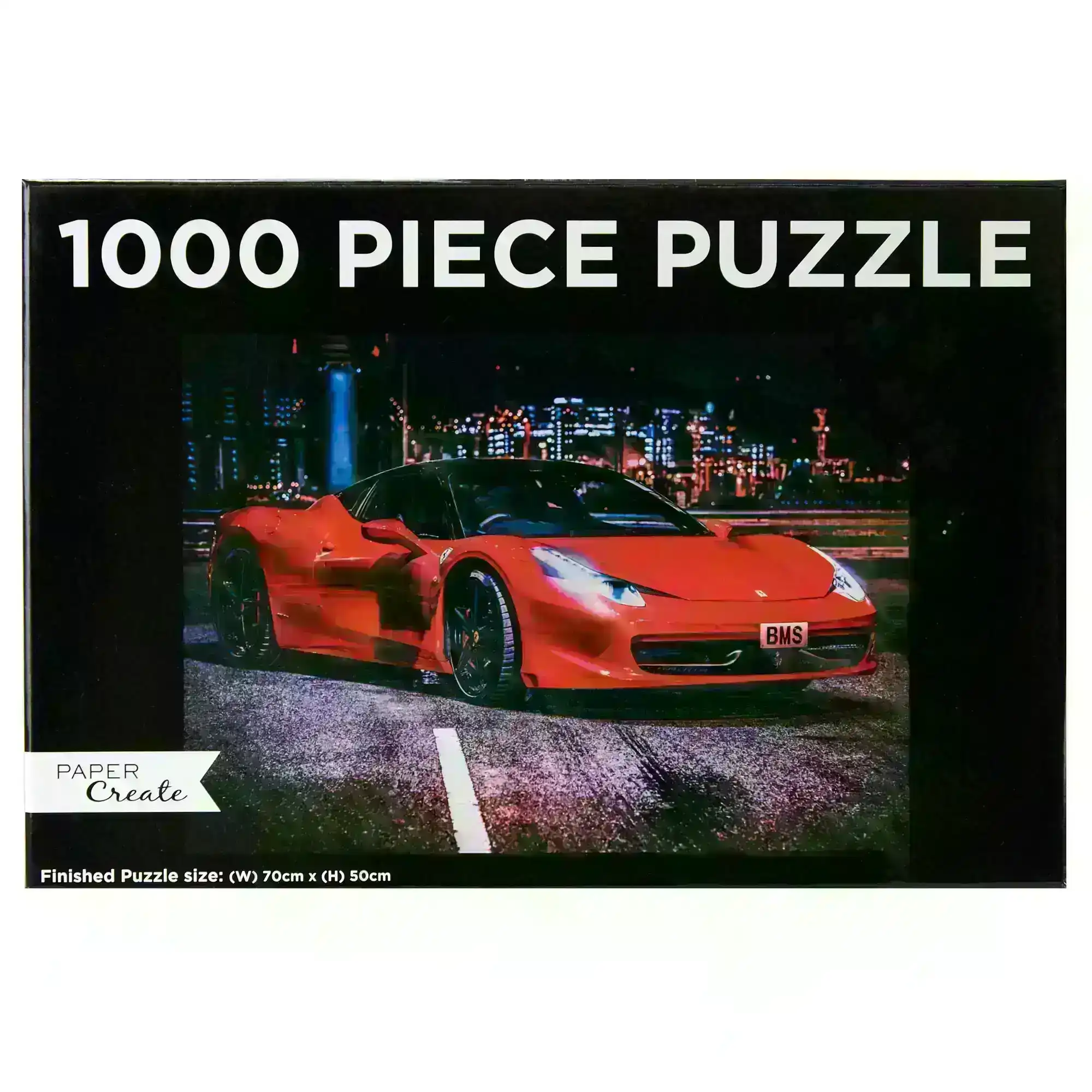 Paper Create 1000-Piece Jigsaw Puzzle, Red Ferrari